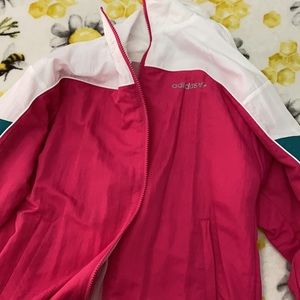 Ádidas pink windbreaker
